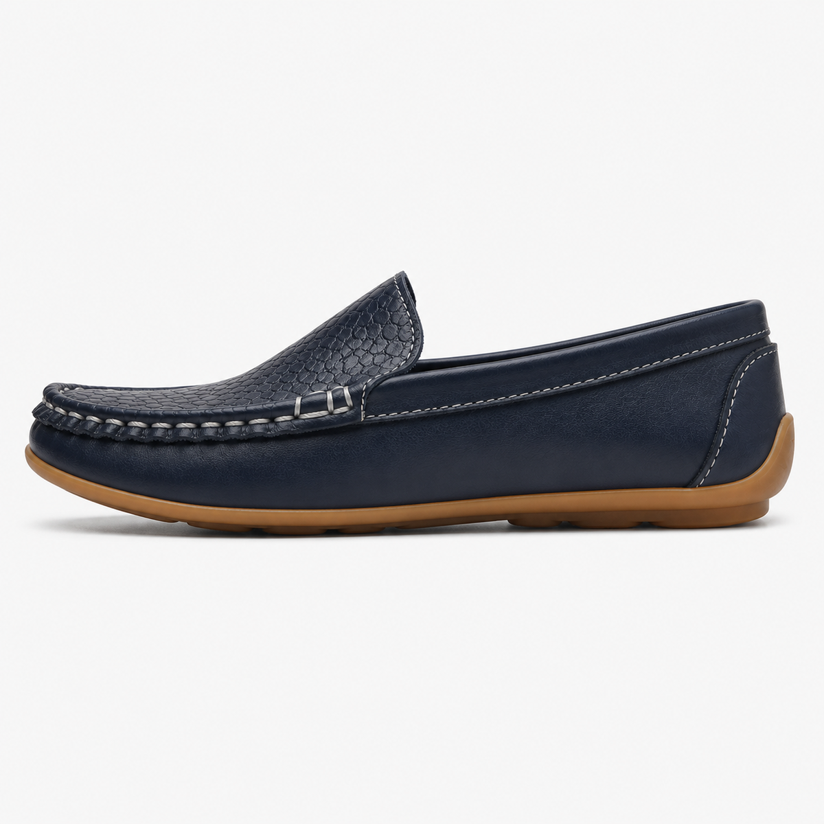 Boys' Brown Leather Loafers