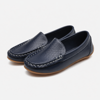 Boys' Brown Leather Loafers