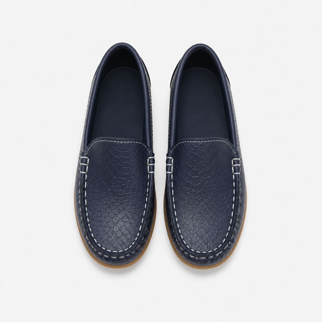 Boys' Brown Leather Loafers
