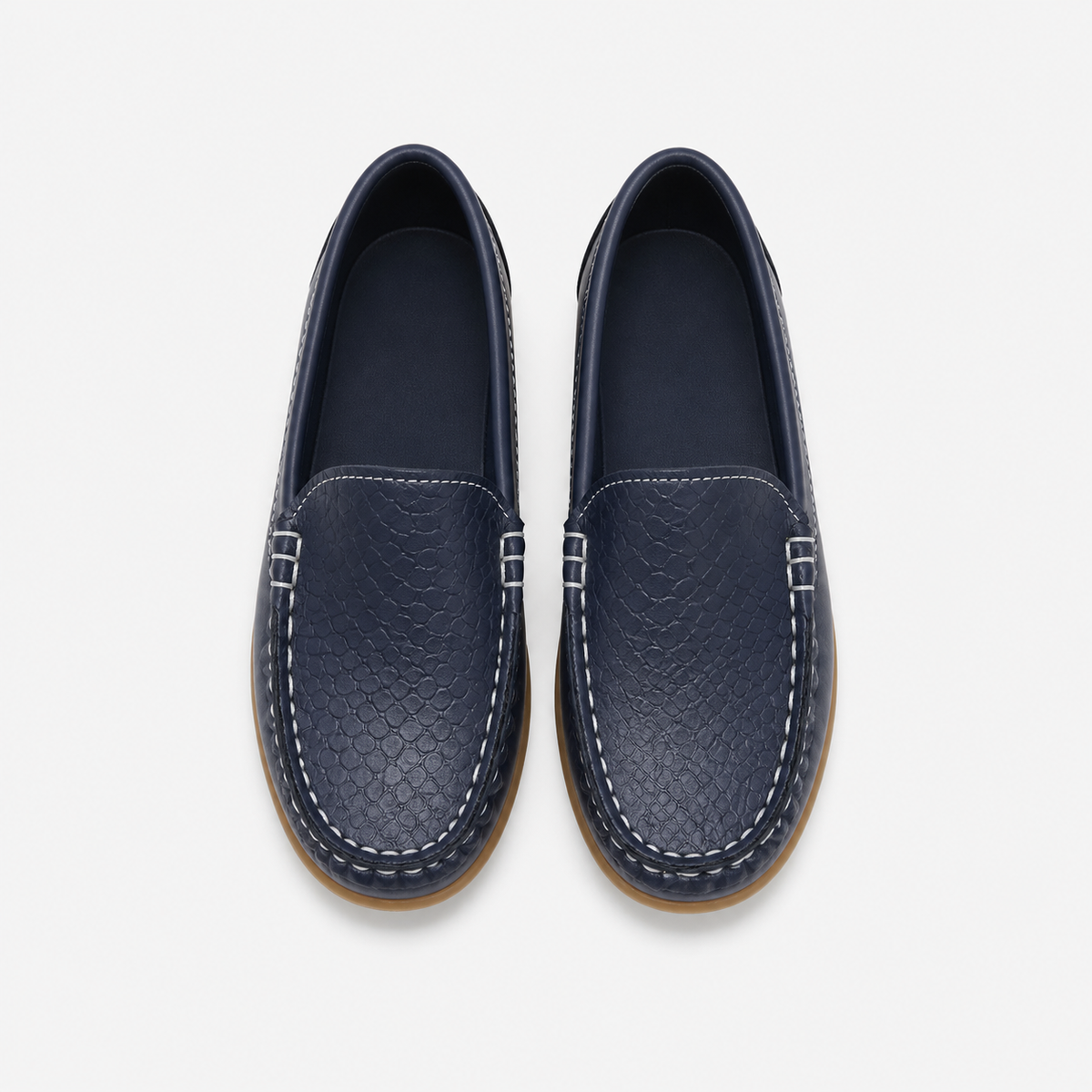 Boys' Brown Leather Loafers