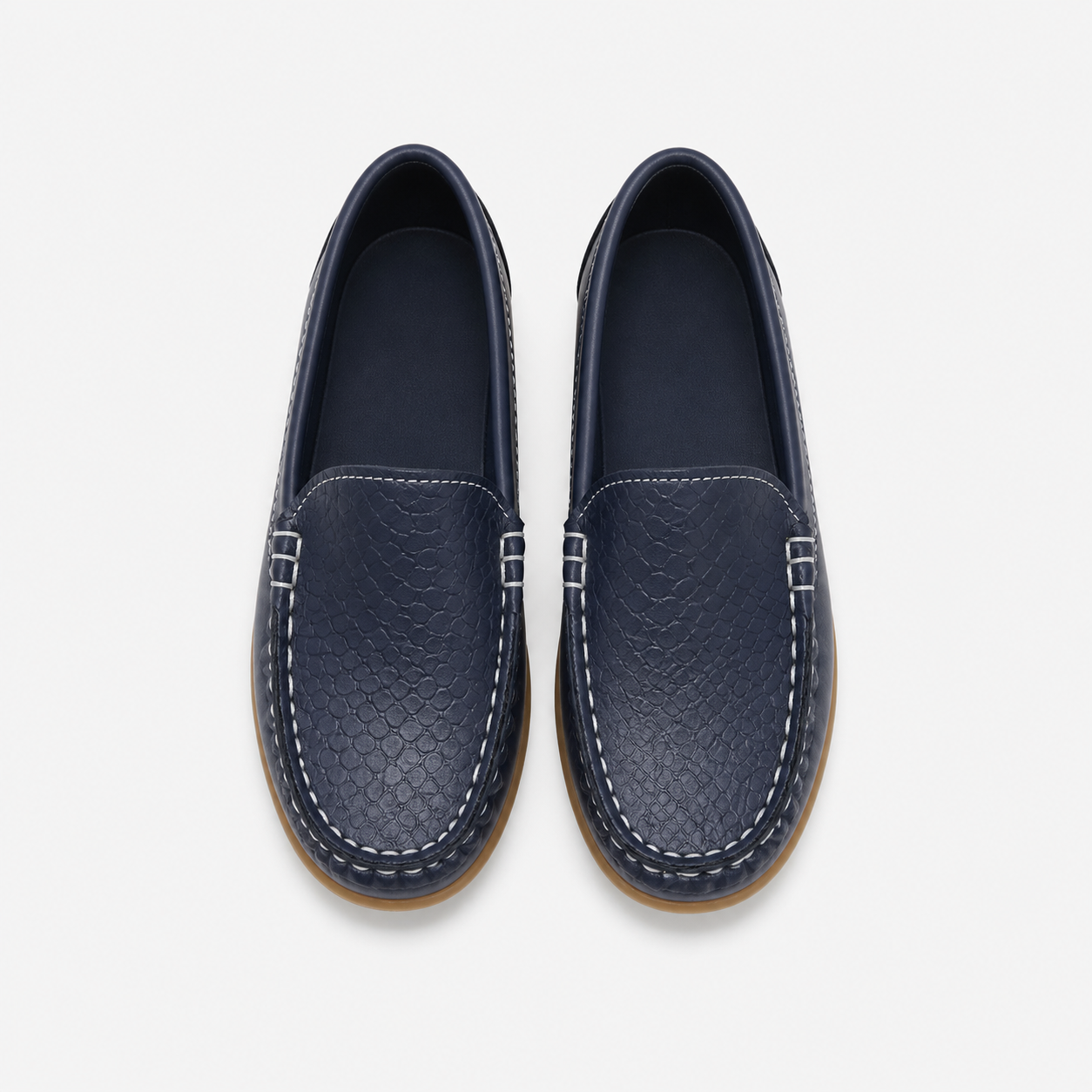 Boys' Brown Leather Loafers