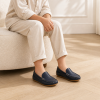 Boys' Brown Leather Loafers