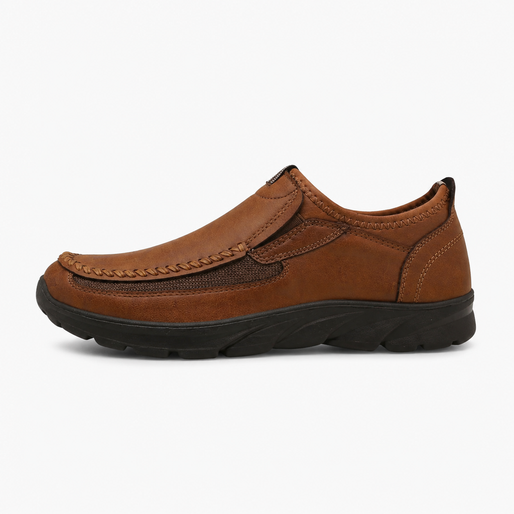 Men's Brown Orthopedic Loafers