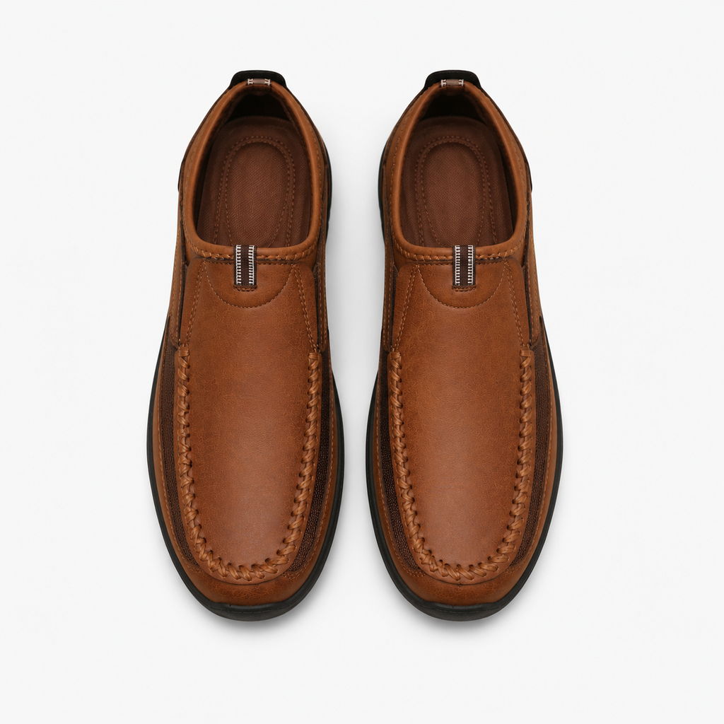 Men's Brown Orthopedic Loafers