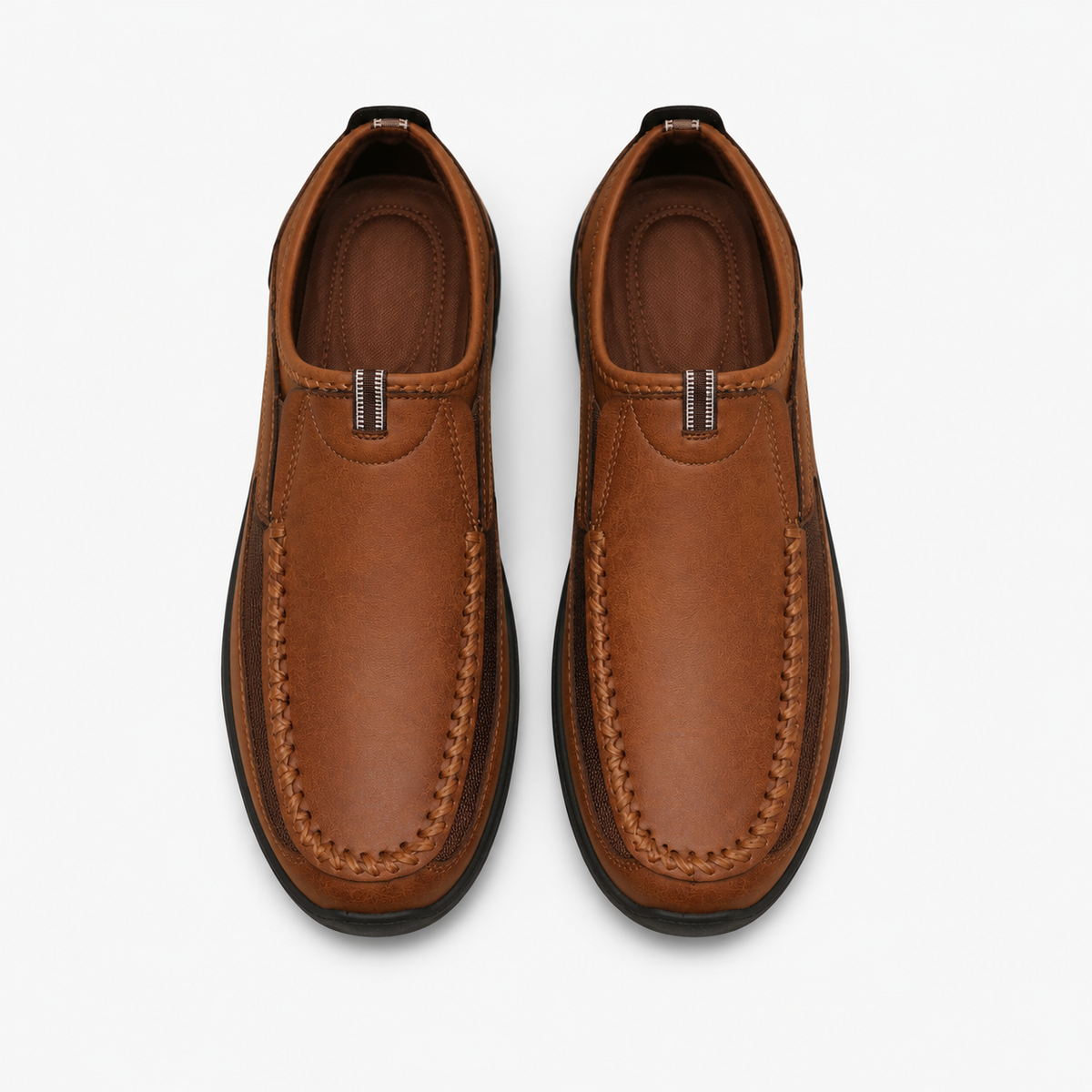 Men's Brown Orthopedic Loafers