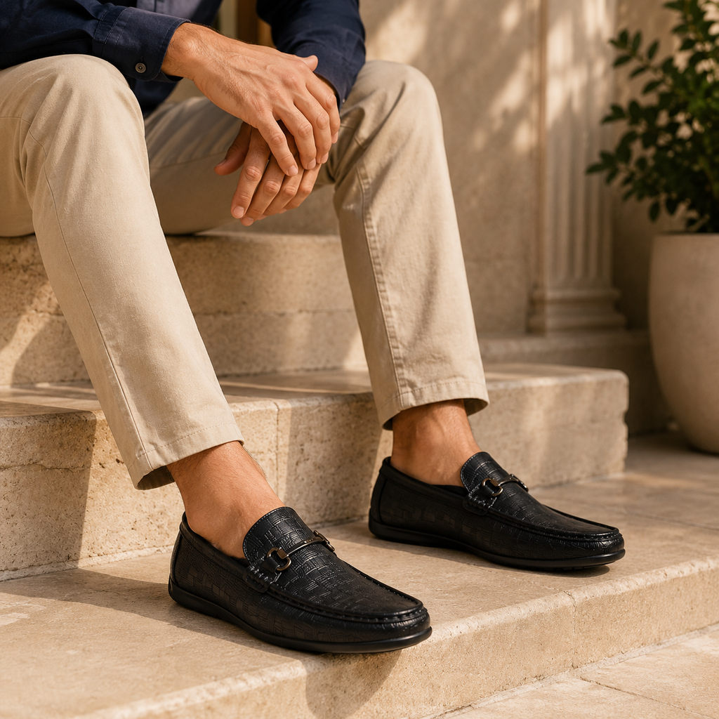 Men's Orthopedic Loafers for Sensitive Feet