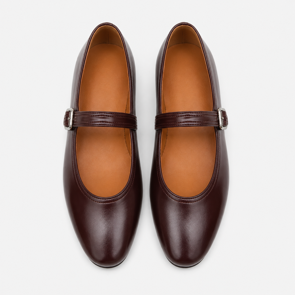 Women's Ballerina Loafers – Brown