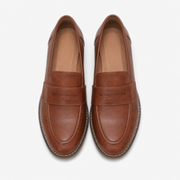 Women's Brown Heeled Loafers