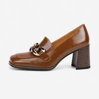 Elegant Women's Heeled Loafers