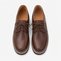 Women's Brown Wedge Loafers