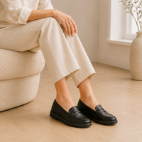 Women's Orthopedic Loafers – Black