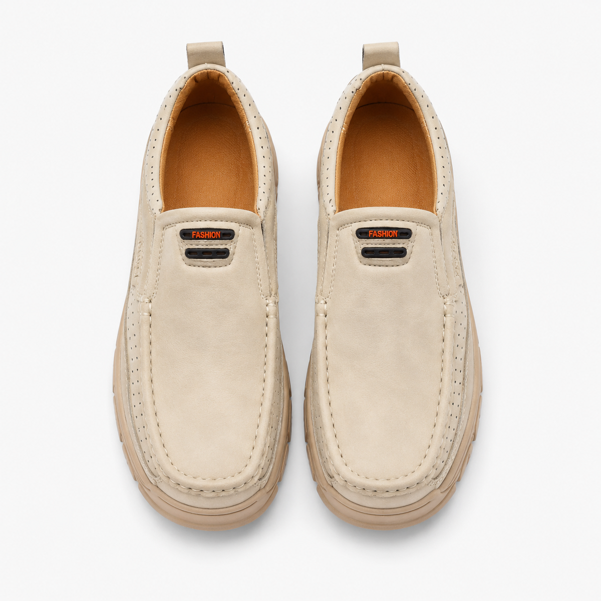 Beige Women's Orthopedic Loafers