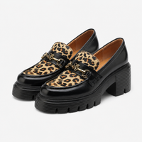 Women's Leopard Loafers – Platform