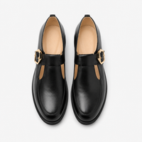 Women's Square-Heel Loafers – Leather