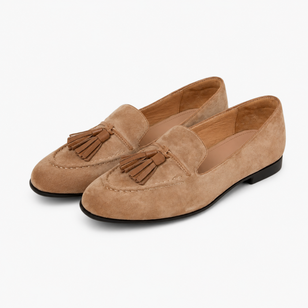 Women's Suede Tasseled Loafers