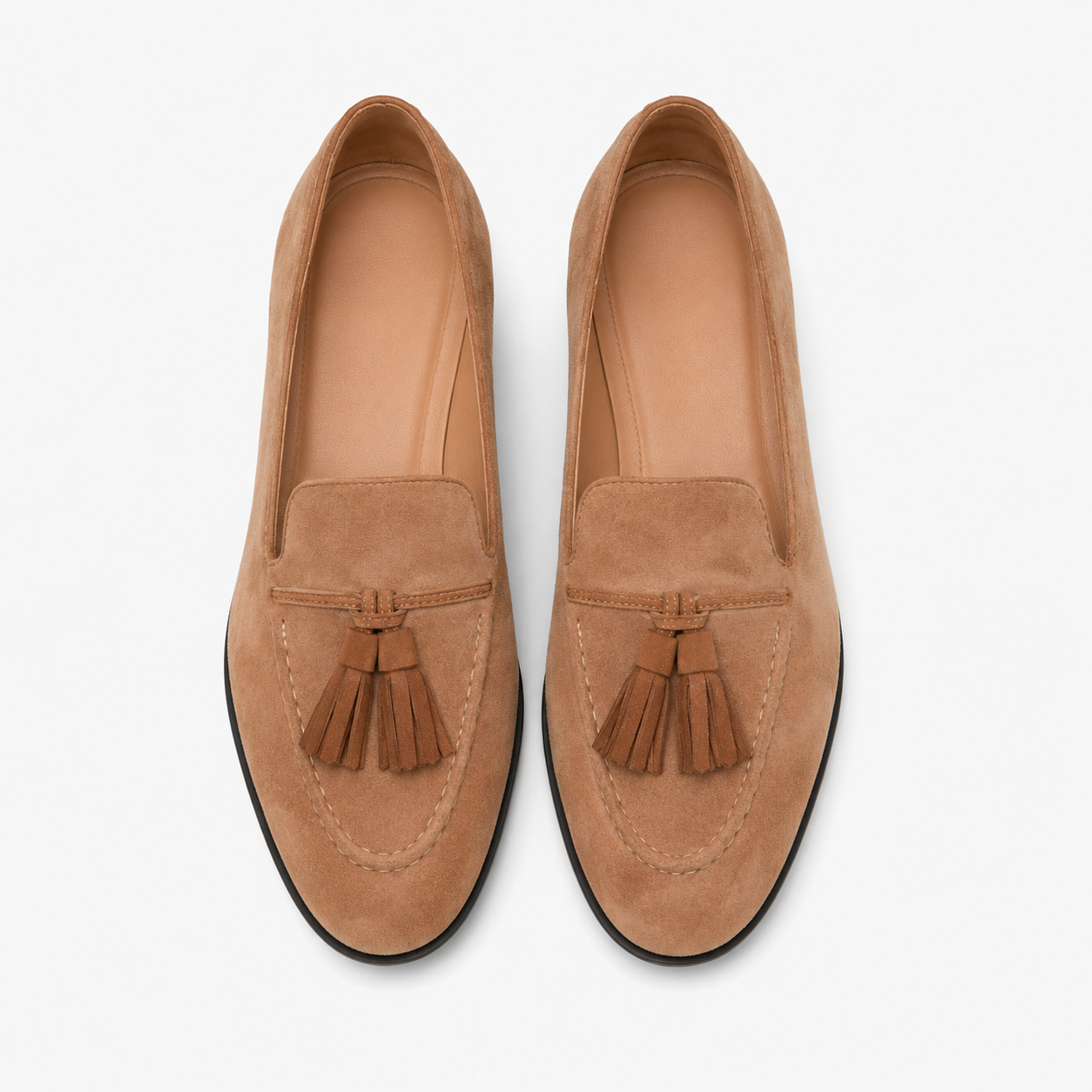 Women's Suede Tasseled Loafers