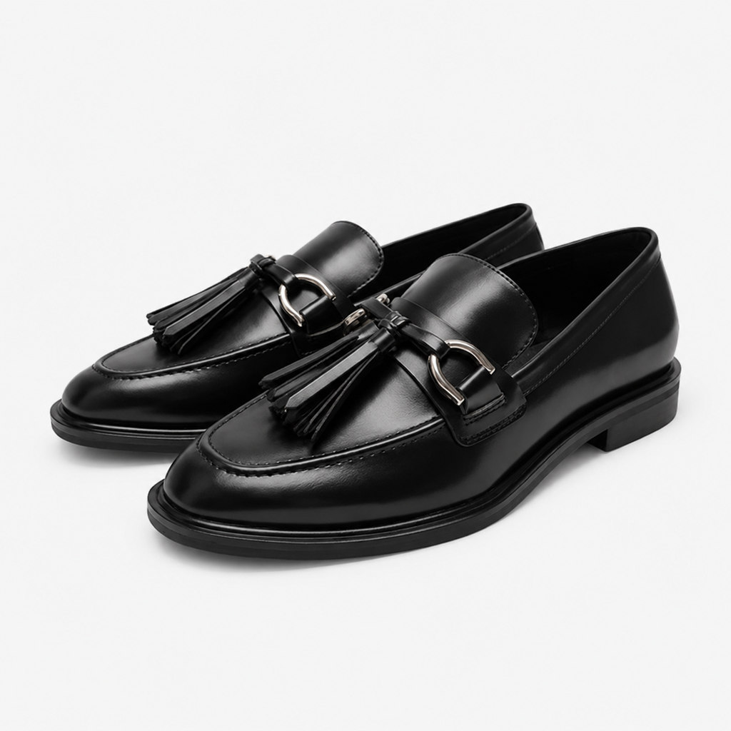 Women's Tassel Loafers – Black