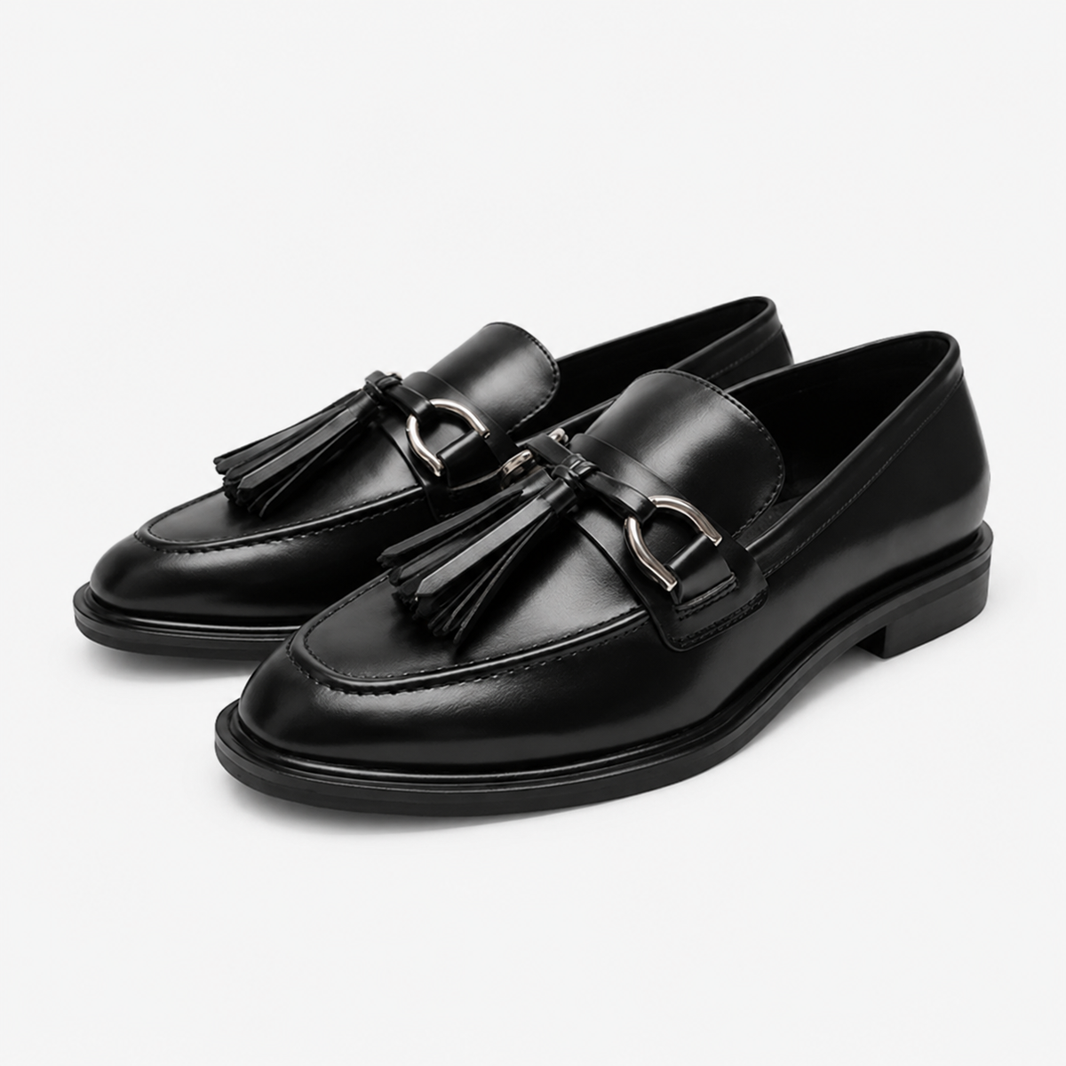 Women's Tassel Loafers – Black