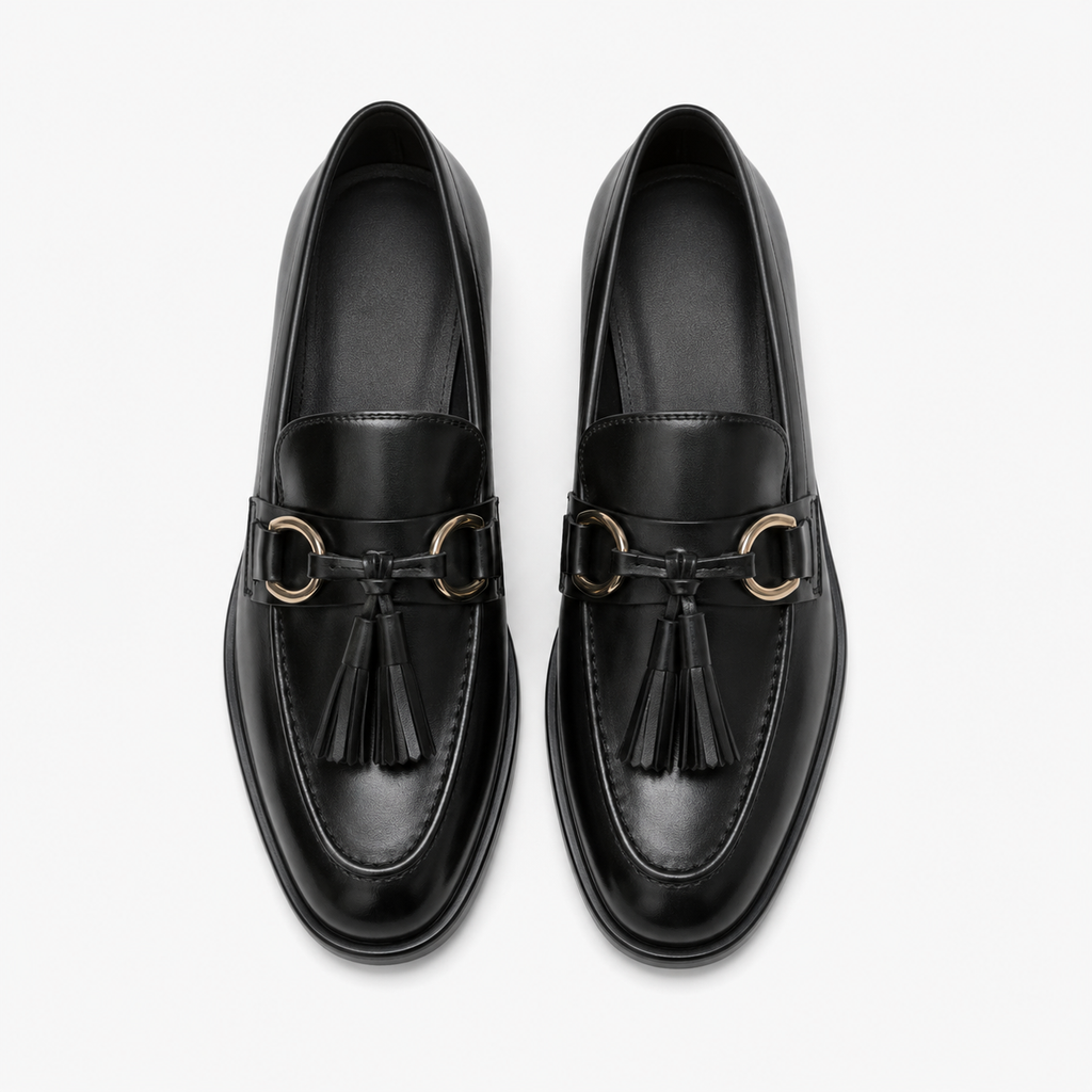 Women's Tassel Loafers – Black