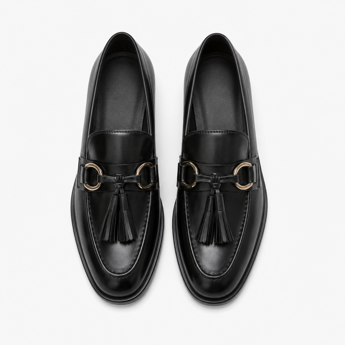 Women's Tassel Loafers – Black