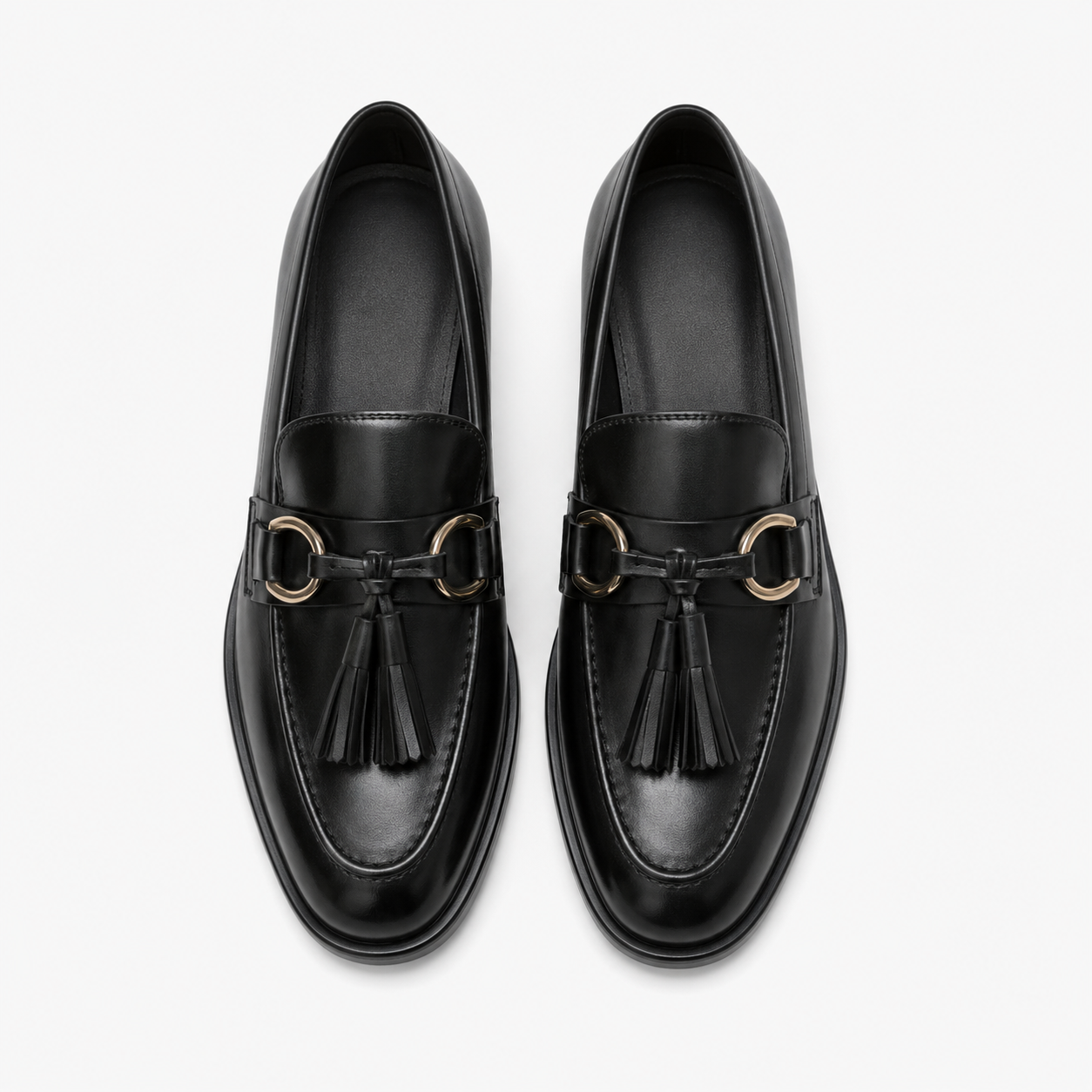 Women's Tassel Loafers – Black