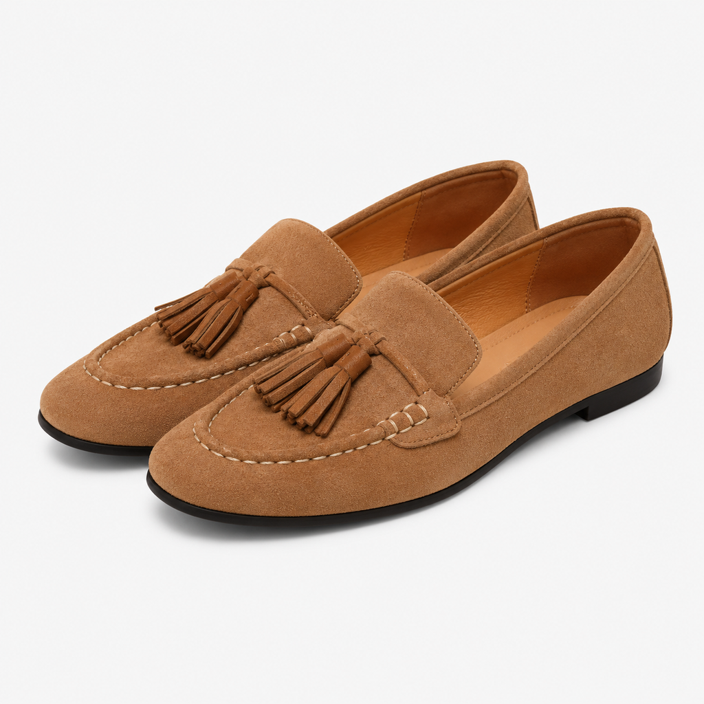 Women's Tassel Loafers – Camel