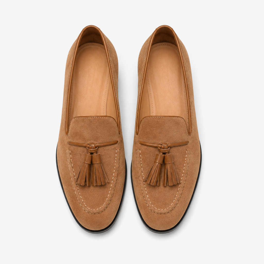 Women's Tassel Loafers – Camel