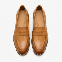 Women's Brown Leather Loafers