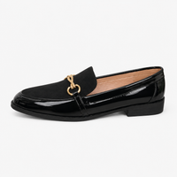 Women's Leather Loafers – Gold Horsebit