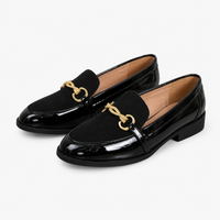 Women's Leather Loafers – Gold Horsebit