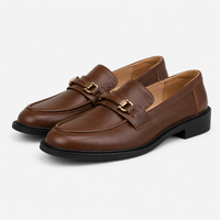 Women's Leather Loafers – Cognac