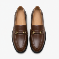 Women's Leather Loafers – Cognac