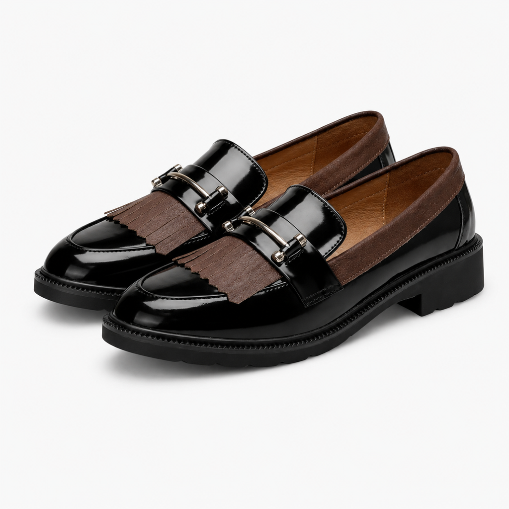 Women's Patent Loafers – Leather
