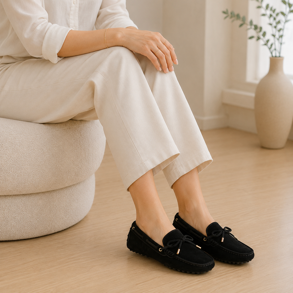 Women's Soft Loafers – Black