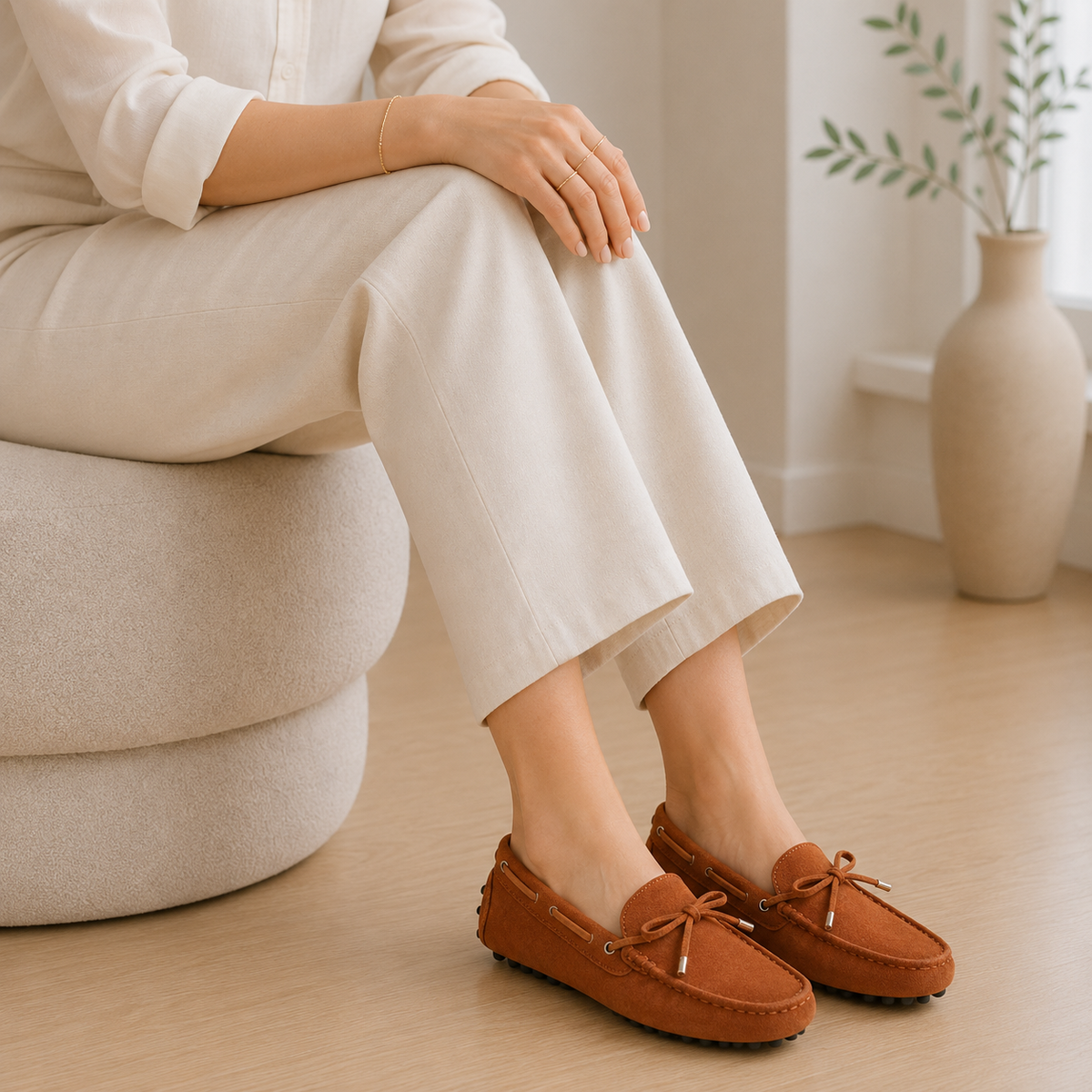 Women's Soft Loafers – Brown
