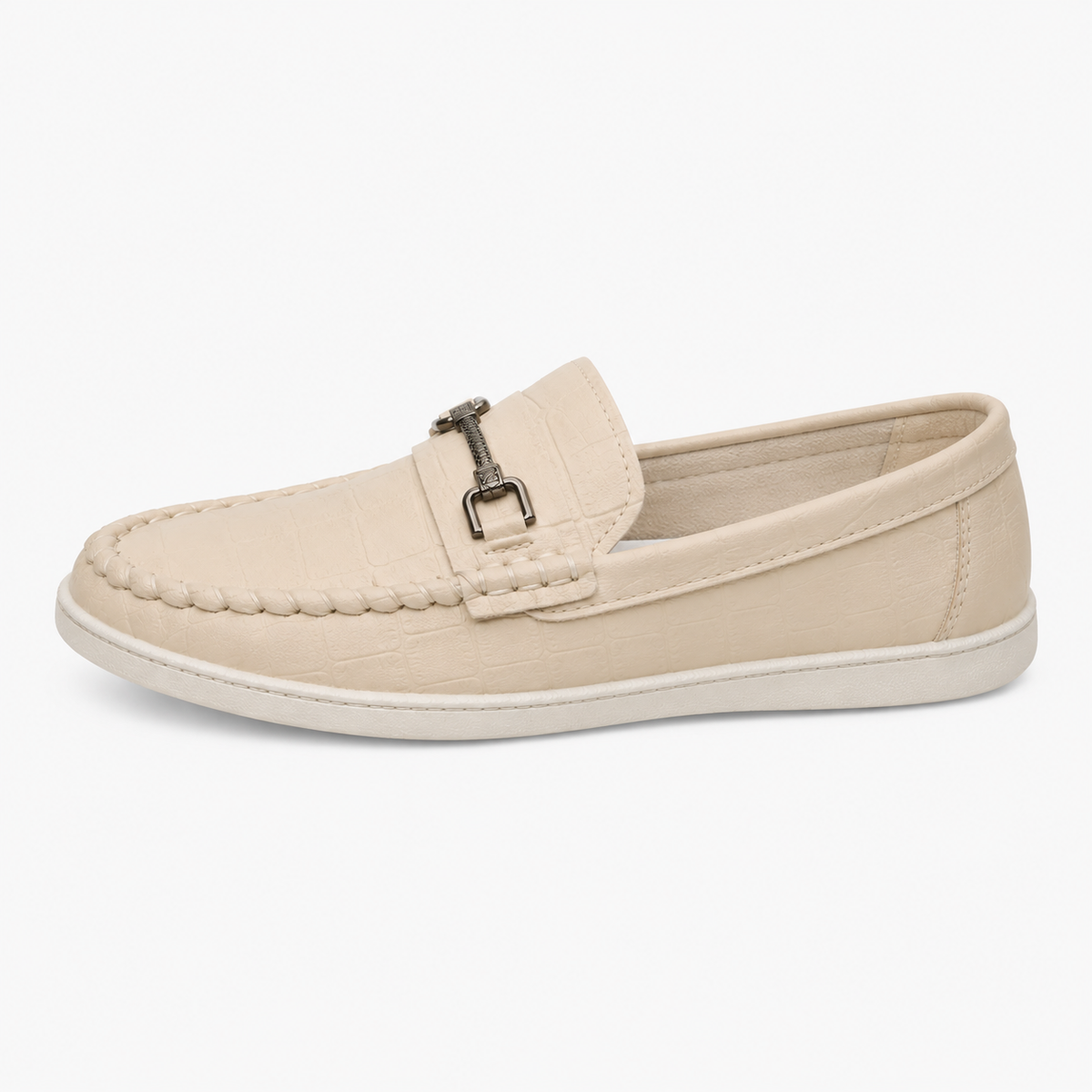 Girls' Beige Loafers