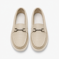 Girls' Beige Loafers