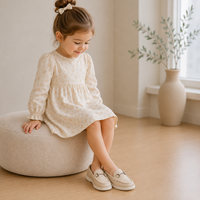 Girls' Beige Loafers