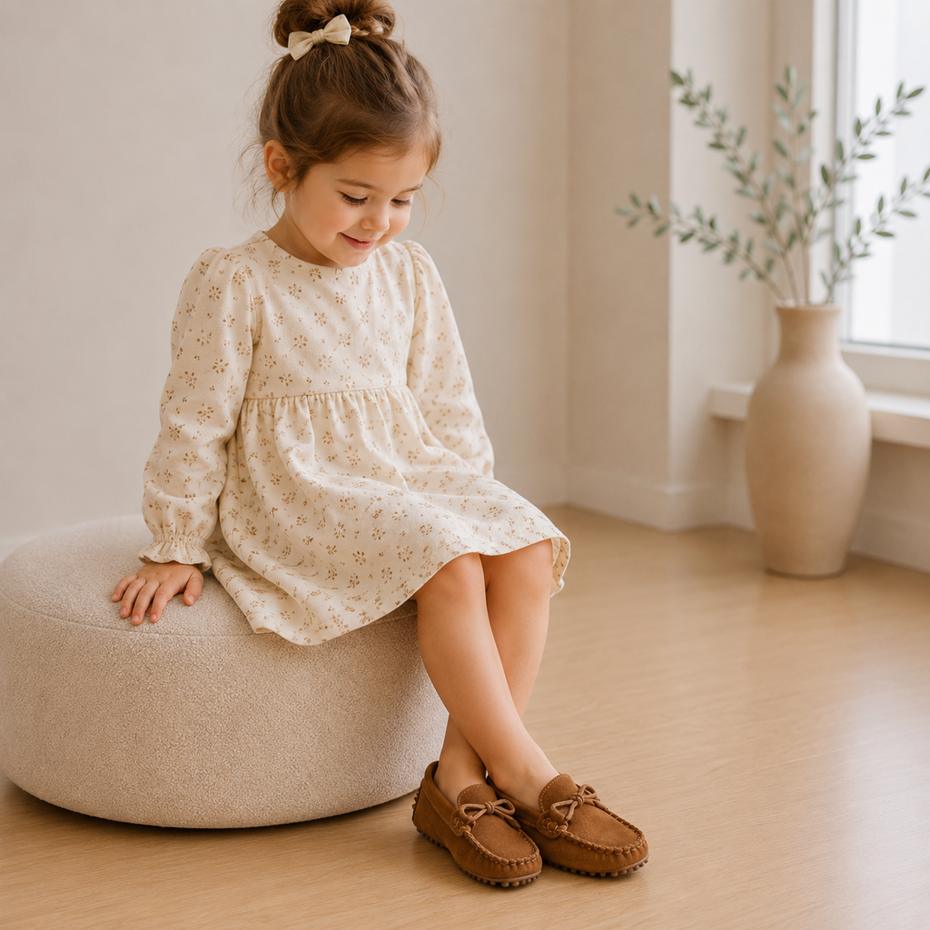 Girls' Brown Loafers