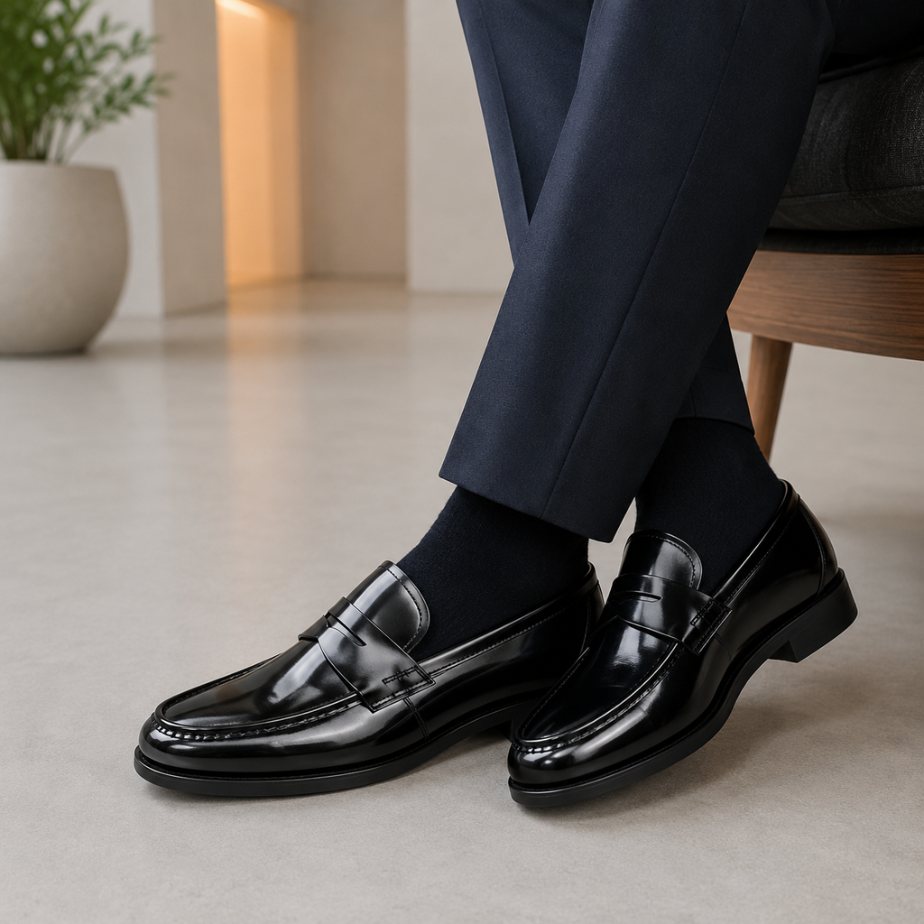 Men's Patent Leather Loafers