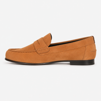 Women's Suede Loafers – Camel