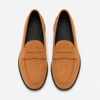 Women's Suede Loafers – Camel
