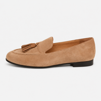 Women's Suede Loafers – Taupe