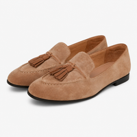 Women's Suede Loafers – Taupe