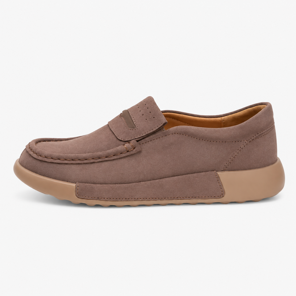 Women's Suede Loafers – Brown