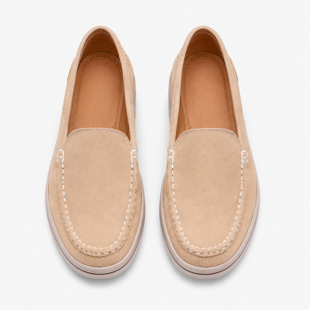 Women's Suede Platform Loafers