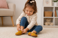 Girls' Soft Leather Loafers