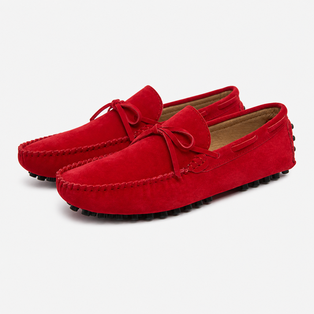 Men's Nubuck Boat Loafers