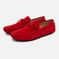 Men's Nubuck Boat Loafers