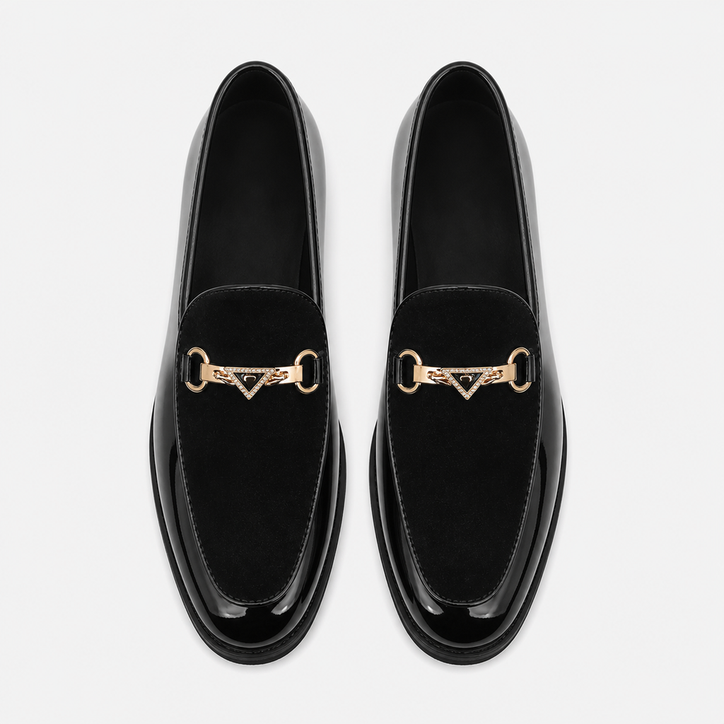 Women's Patent Loafers – Black